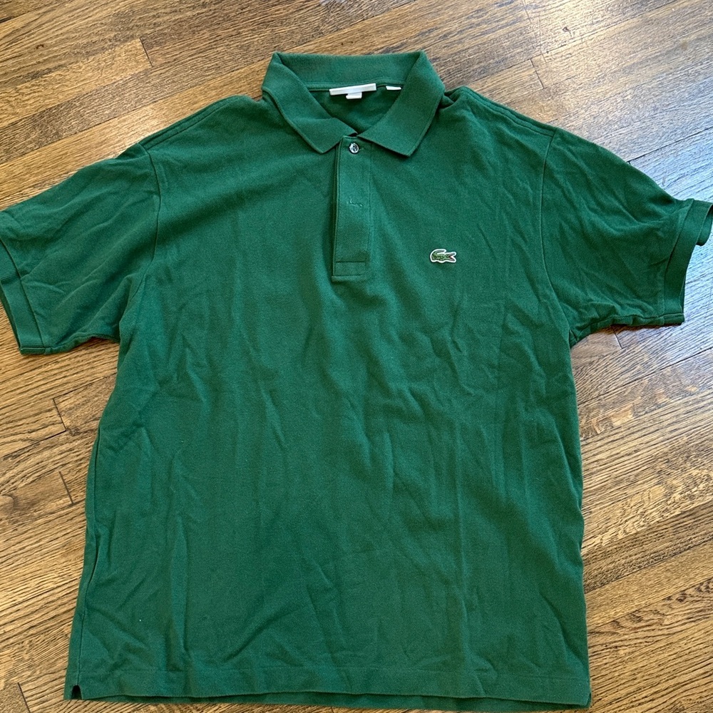 Lacoste Men's Dark Green Polo Shirt